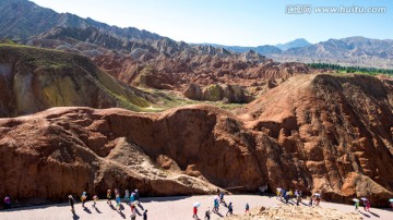 张掖丹霞地质公园风景