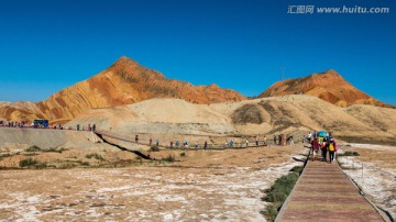 张掖丹霞地质公园风景