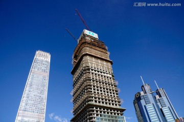 建设中的北京CBD