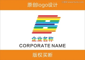 彩色logo 字母Blogo
