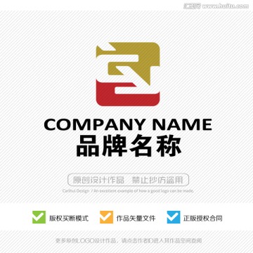 Gy字母 标志LOGO设计