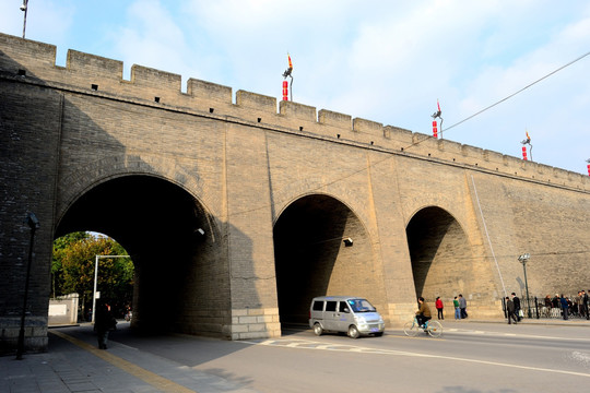 西安建国门 城门