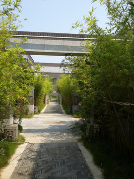 中式别墅园林景观图片