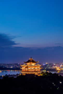 杭州城隍阁夜景