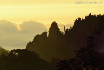 黄山 日出 高清