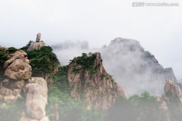 黄山飞来石 高清