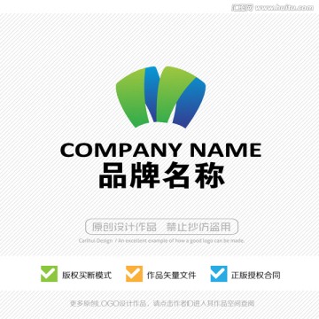 M字母 标志设计 LOGO设计