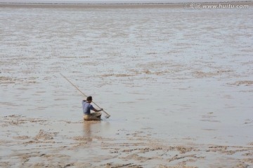 捞海瓜子的人