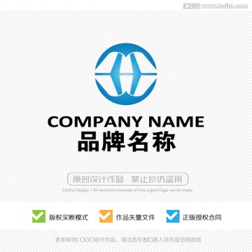 M字母 标志LOGO设计