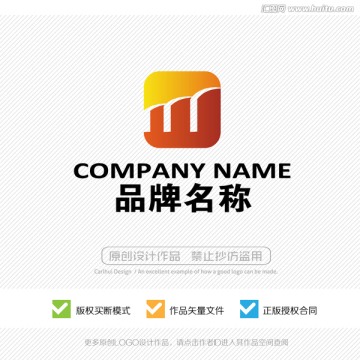 M字母 标志设计 LOGO设计