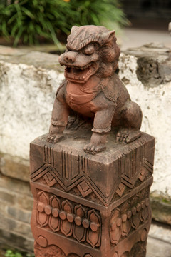 黄龙溪古镇雕塑