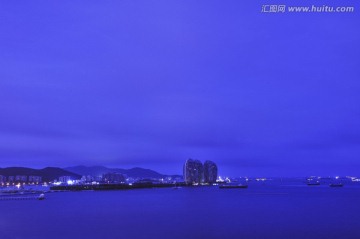 三亚湾夜景