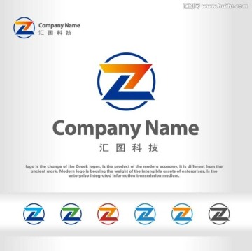 科技logo商标设计