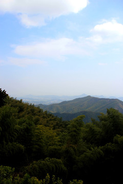 蓝天 白云 群山