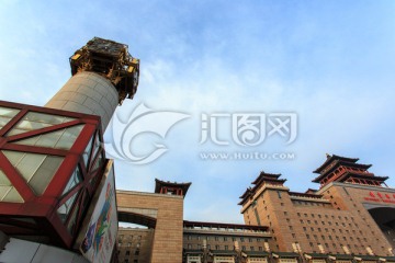 北京西站候车楼塔钟