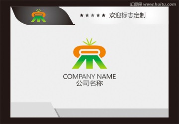 R字母logo M字母logo