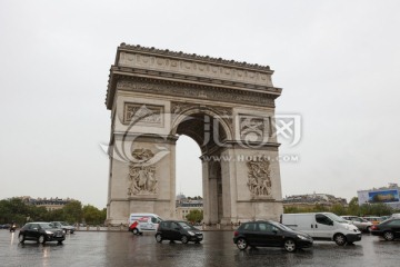 巴黎凯旋门高清图 凯旋门