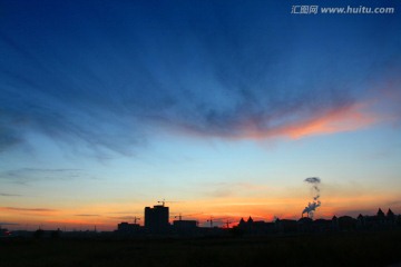 郊区 原野 建筑施工工地