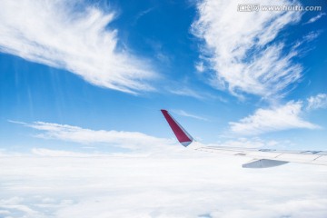 飞机上的云朵 云层