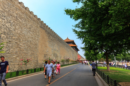 北京故宫午门城墙