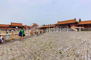 北京故宫协和门屋宇式大门