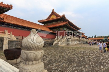 北京故宫太和门外朝宫殿正门