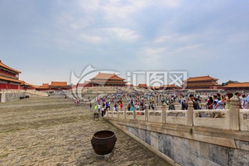 北京故宫太和殿前广场