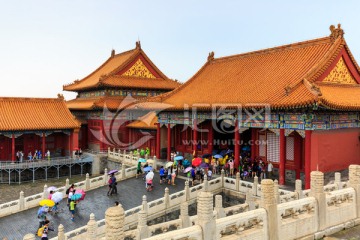 北京故宫保和殿两侧庑房