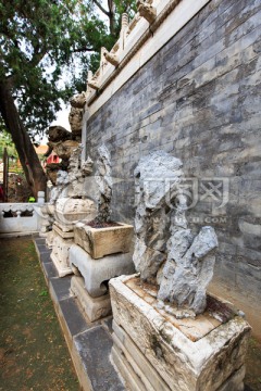 北京故宫御花园观赏石奇石