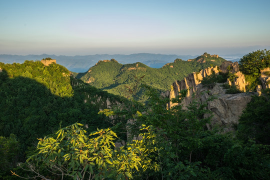 板厂峪长城 夏天 层峦叠嶂