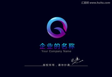 字母Qlogo 字母G