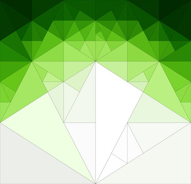 唯美绿色几何多边形底纹