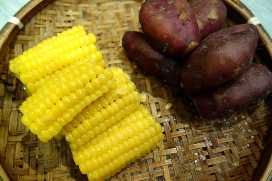 红薯玉米 粗粮双拼