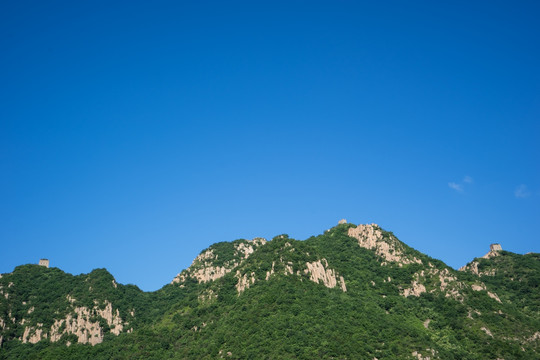 板厂峪长城 夏天 天空