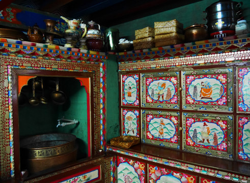 藏族家庭装饰
