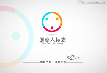 创意人logo 合作logo