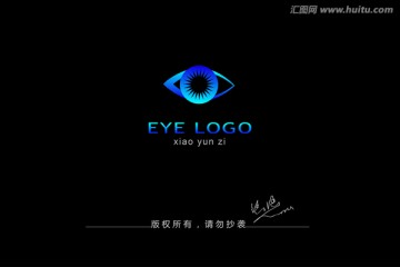 眼睛logo 眼球logo