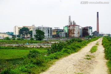 乡村旧工厂建筑