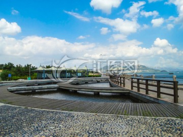 青岛石老人海水浴场风景