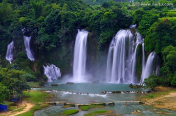 风景 瀑布