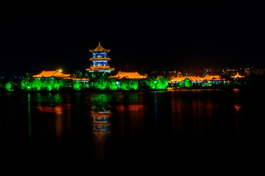 东昌湖夜景