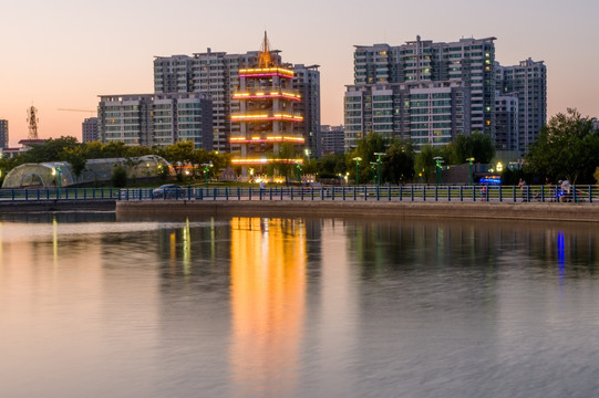 东昌湖风光