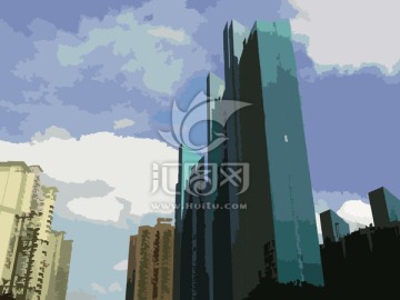 小区楼房建筑