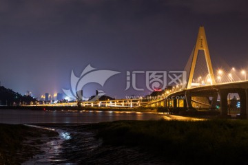 温州瓯北大桥夜景