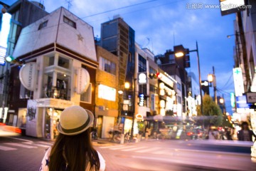 日本商业街逛街购物高清大图