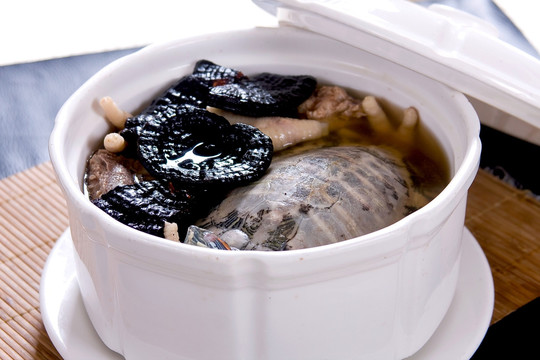 千年灵芝炖龟汤