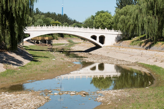 河道拱桥