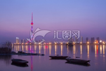 临沂沂河夜景