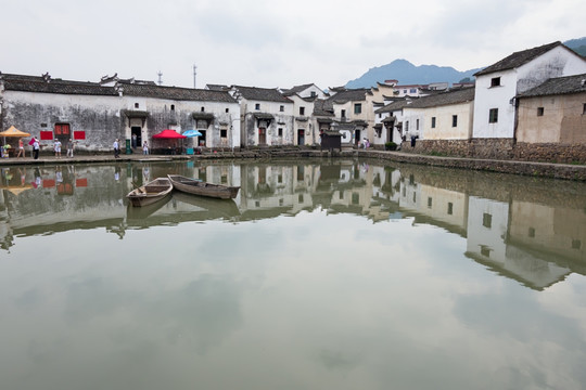 新叶村水塘古村