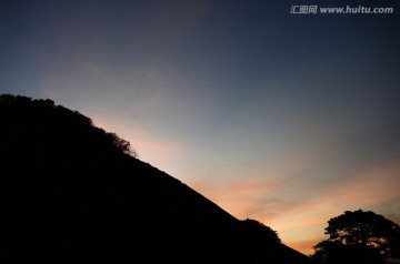 夕阳落山